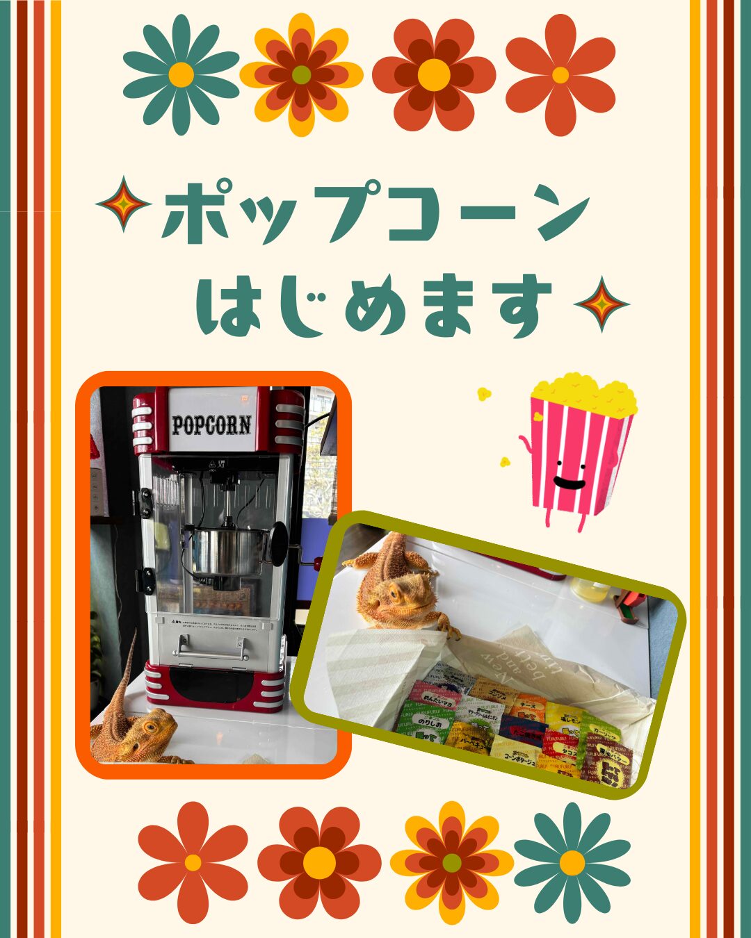 【ポップコーンはじめます🍿】のサムネイル